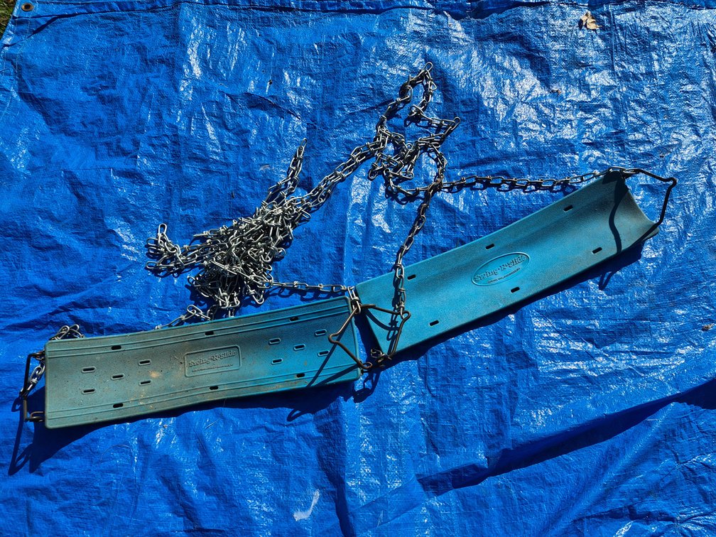 Swing-N-Slide Blue Plastic Swing Seats with Chains