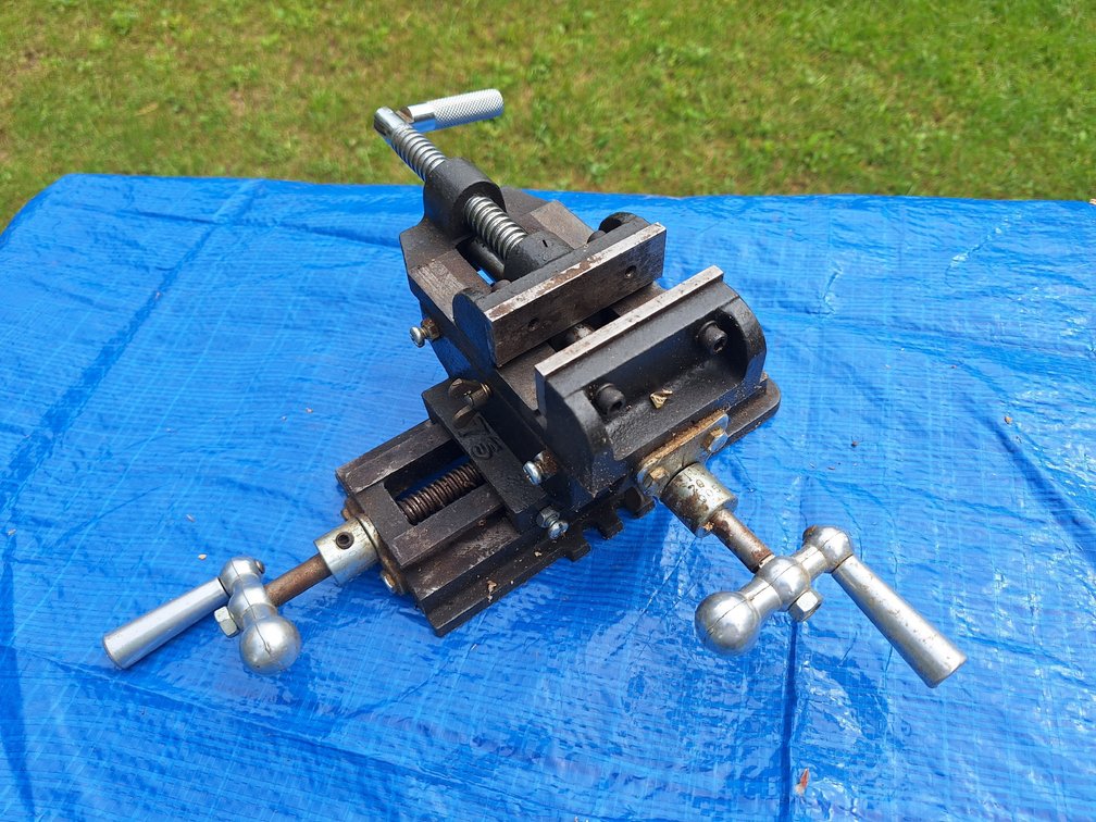 Cast Iron Compound Cross-Slide Milling Vise