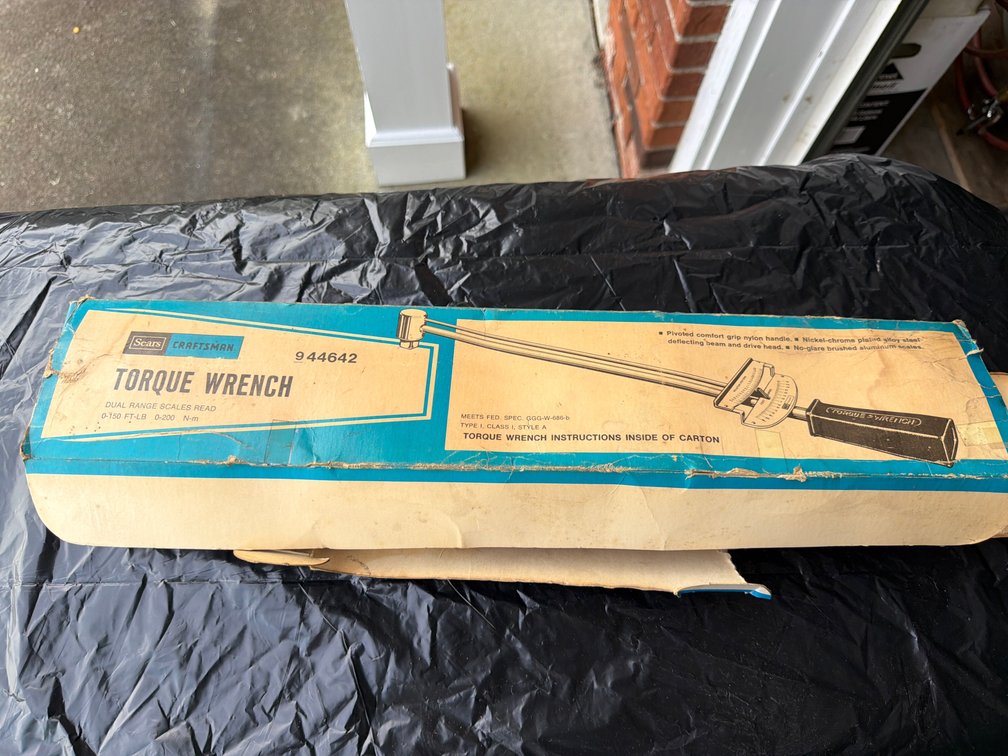 Sears Craftsman Drive Torque Wrench