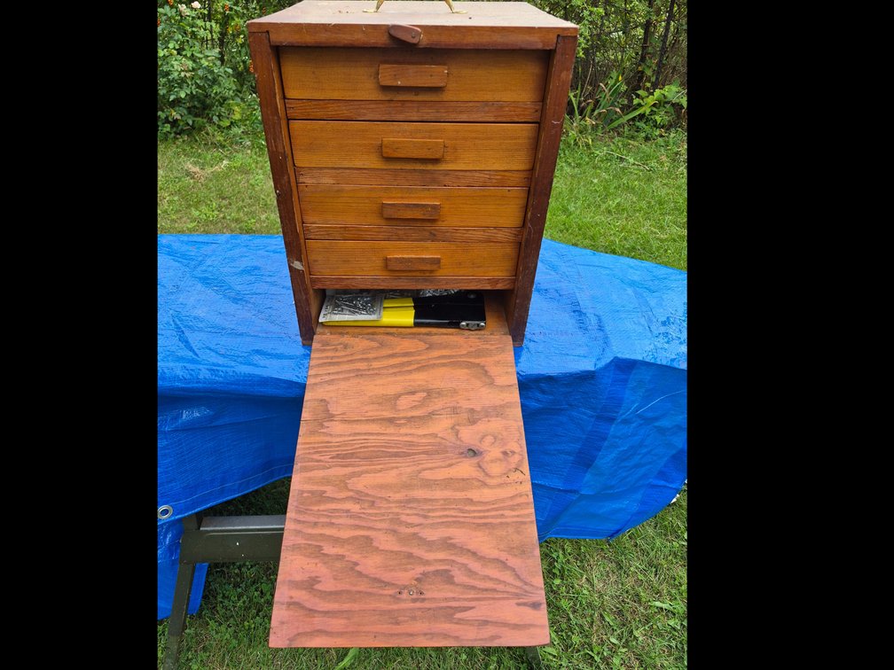 Wooden Multi-Drawer Tool Chest with Hardware
