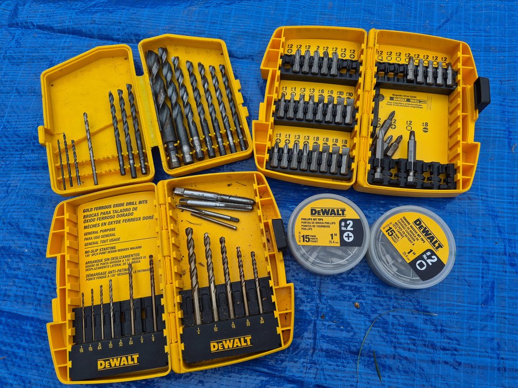 DeWalt Drill and Driver Bit Sets and Containers