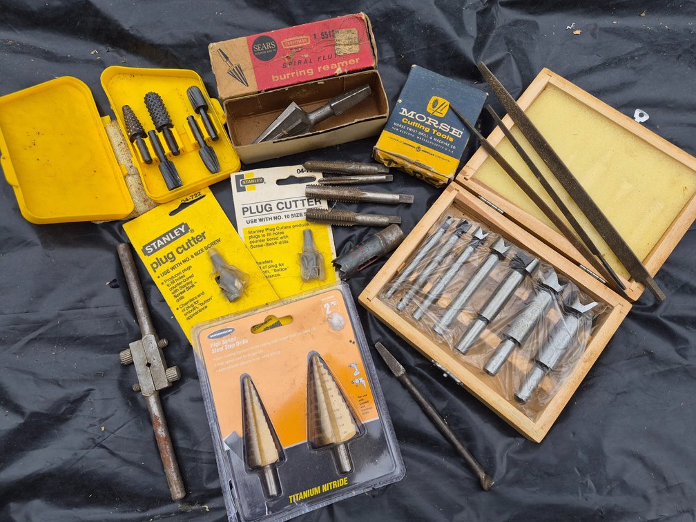 Drill Bits, Reamers, Plug Cutters, Files, and More