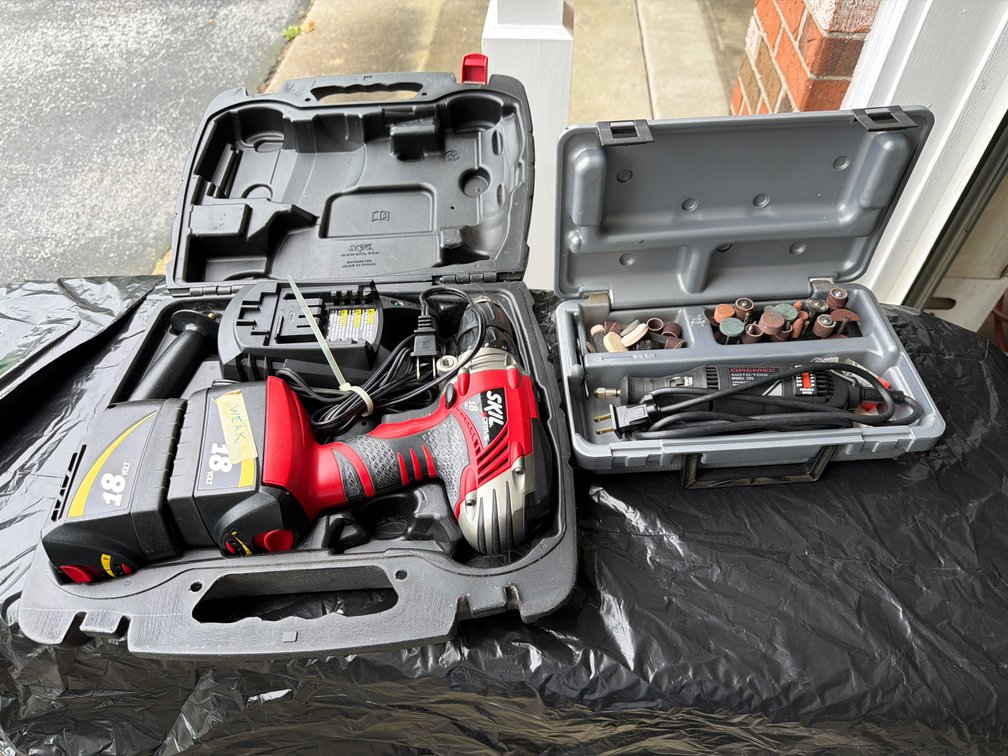 18V Cordless Drill Kit and Rotary Tool Kit