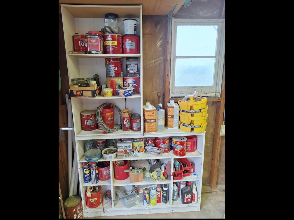 White Shelving Unit