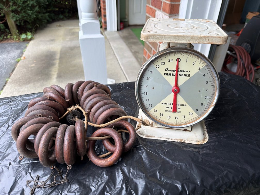 Mechanical Dial Scale and Wooden Curtain Rings
