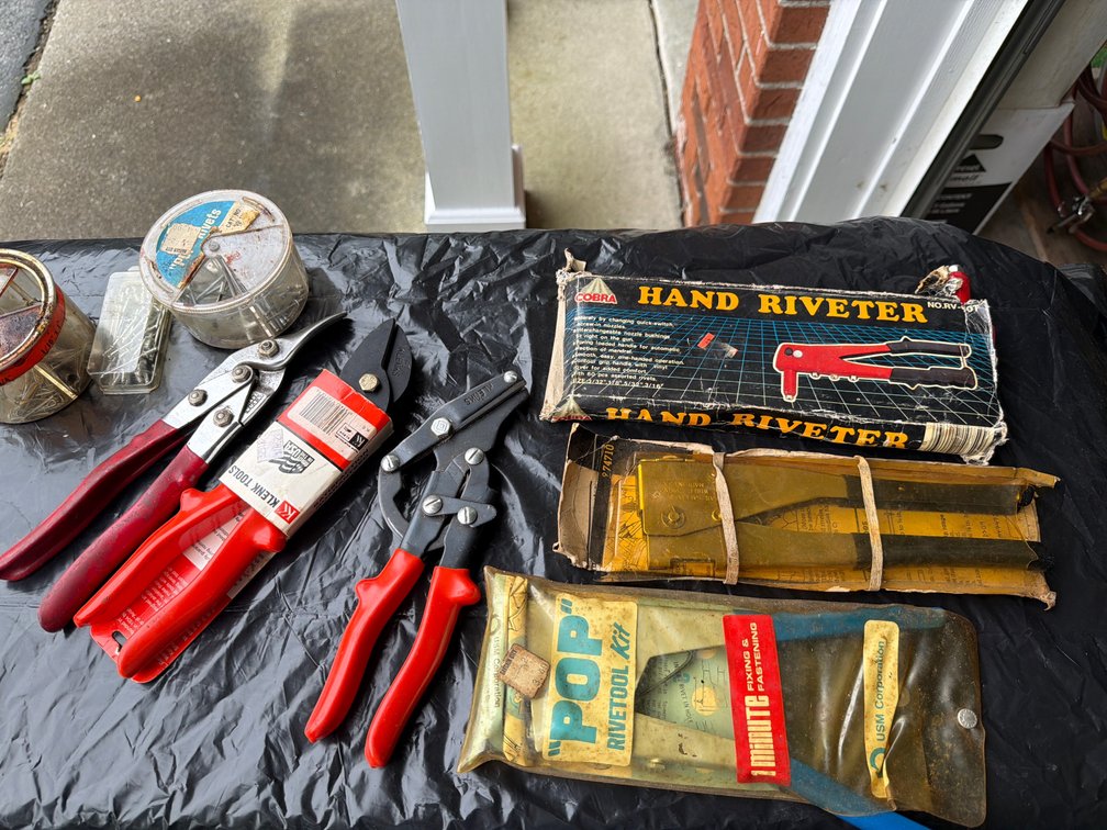 Hand Riveters, Aviation Snips, and Fasteners