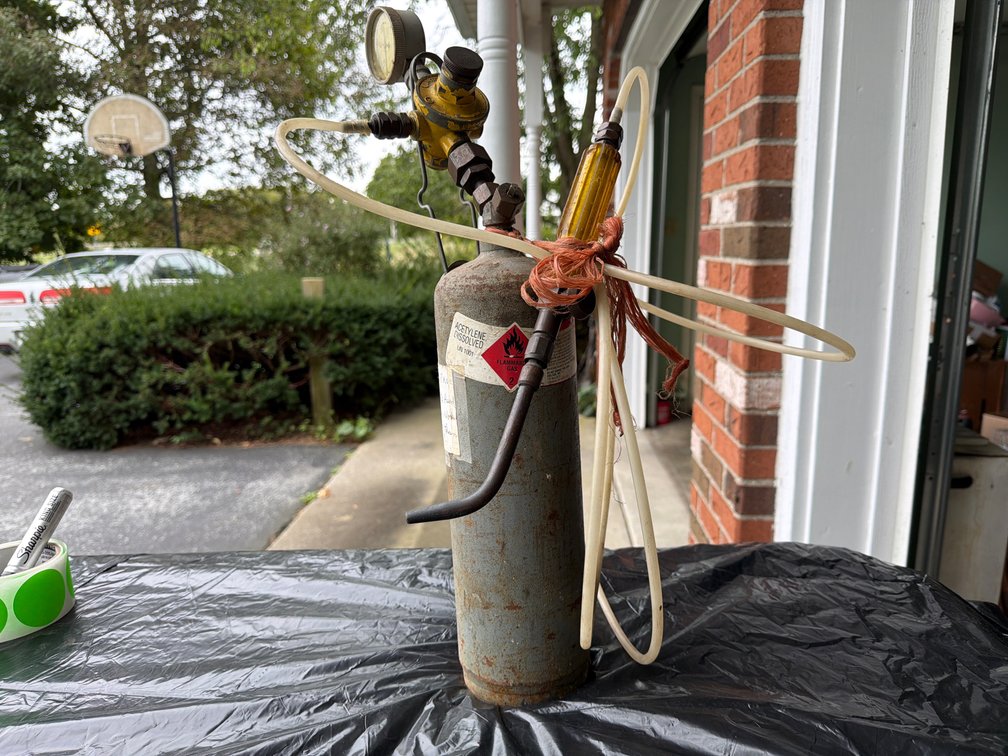 Acetylene Cylinder and Torch