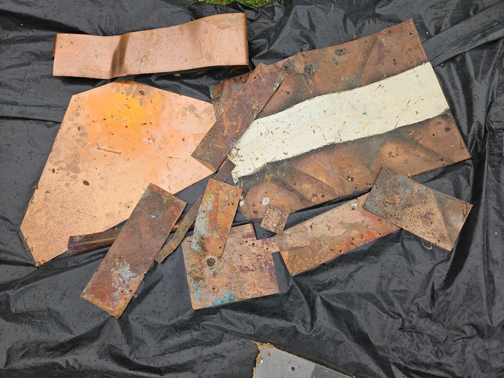 Copper Sheet Metal Plates, Rectangular Strips, and Pieces