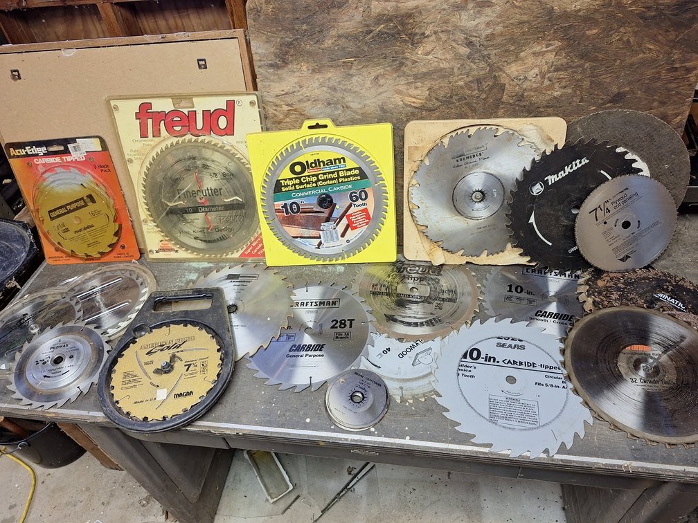 Circular Saw Blades, Dado Blade, and Blade Carrier