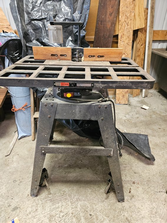Sears Craftsman Spindle Shaper on Stand