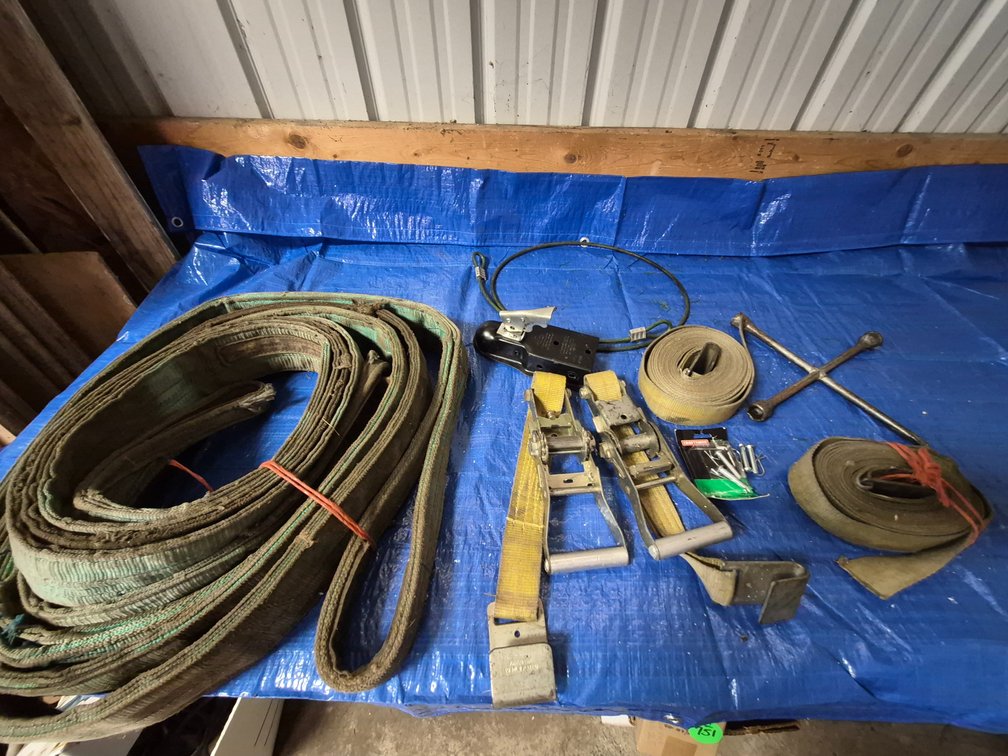 Cargo Straps, Trailer Coupler, Lug Wrench, and More