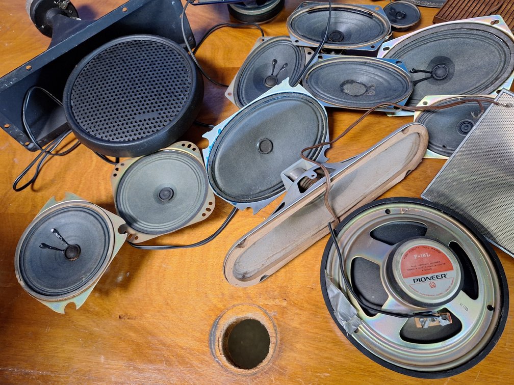Paging Horn, Speaker Drivers, and Grilles
