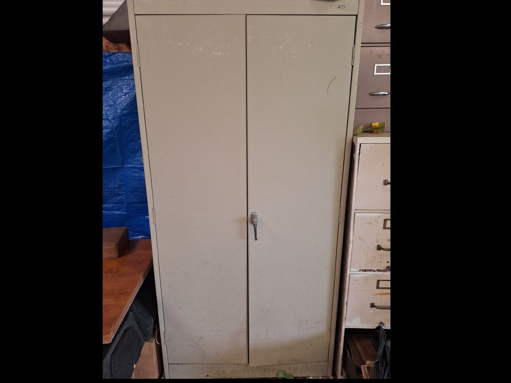Two-Door Metal Storage Cabinet