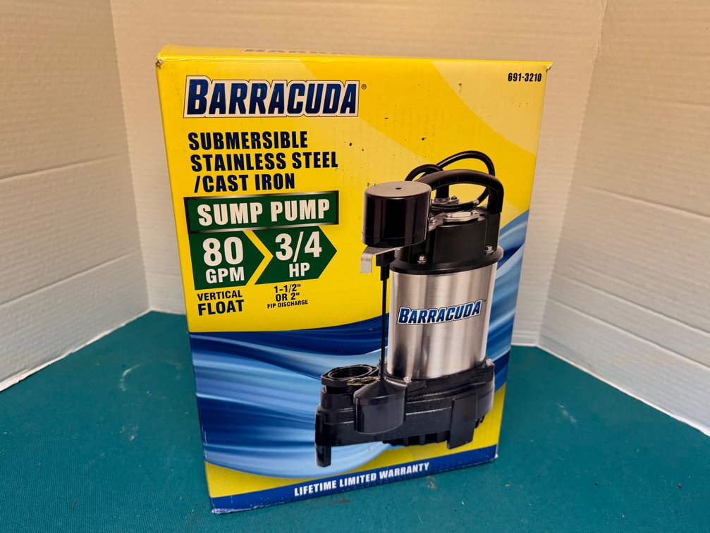 Barracuda Submersible Sump Pump