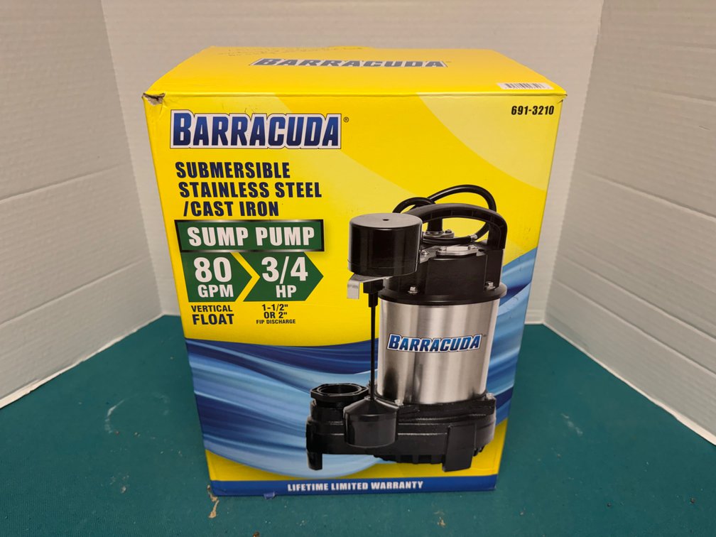Barracuda Submersible Sump Pump