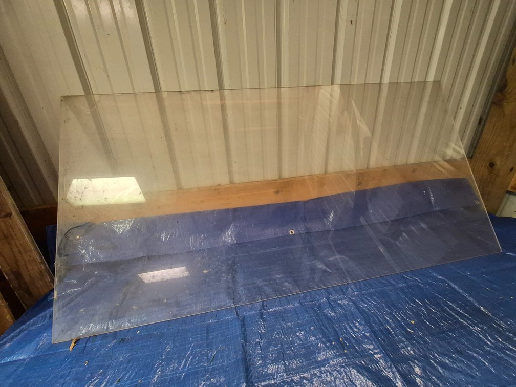Clear Rectangular plexiglass Sheet