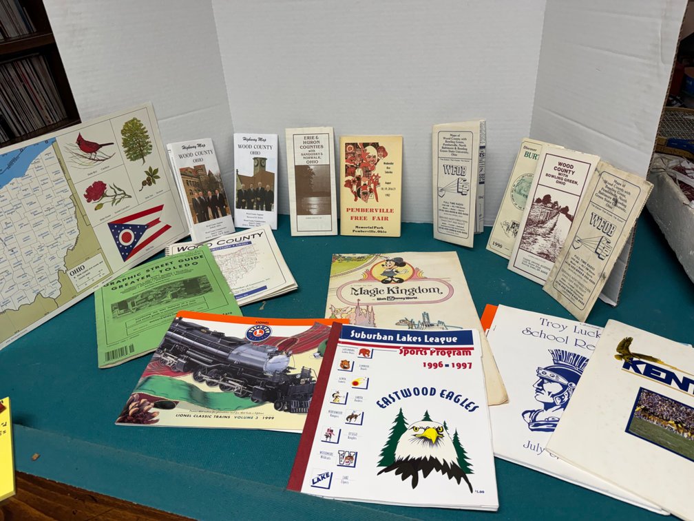 Ohio Maps, Event Programs, and Ephemera Booklets