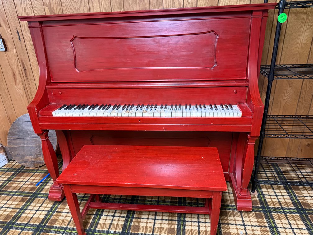 Conover Upright Piano with Matching Bench