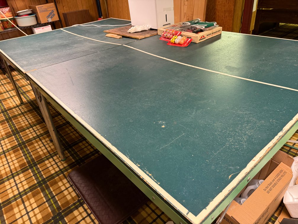 Folding Table Tennis Table with Accessories
