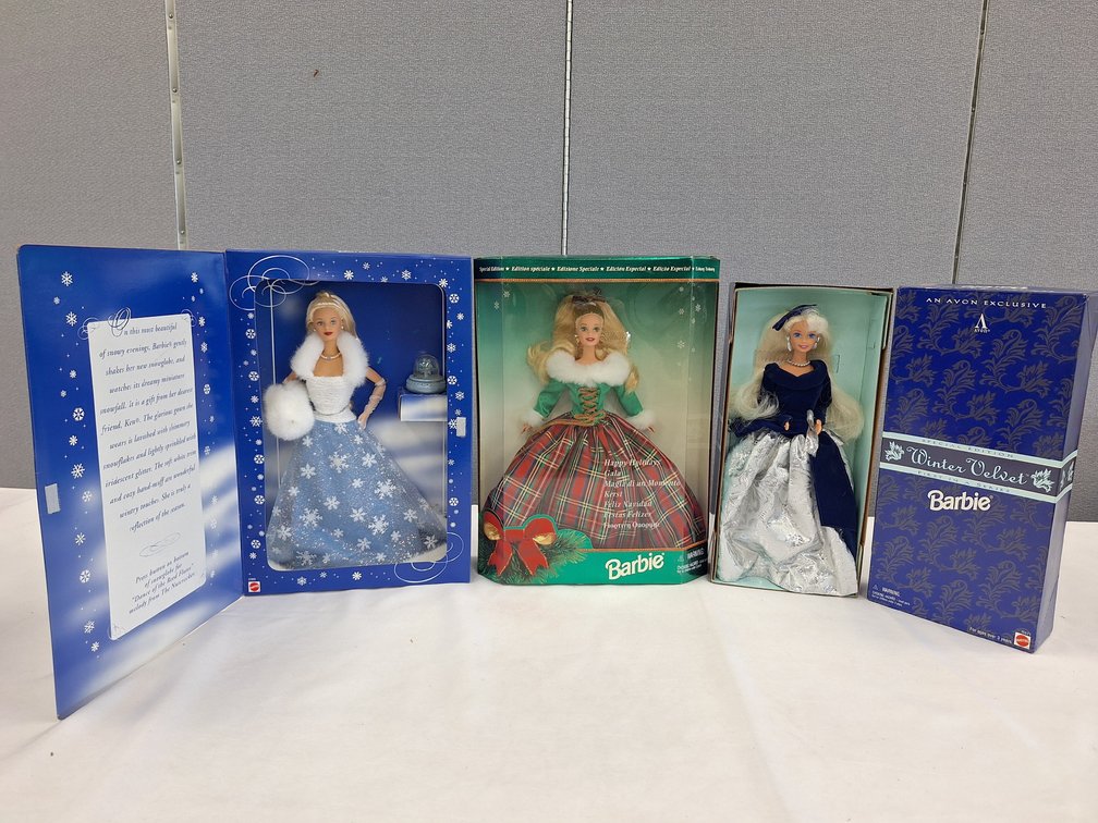 Mattel Barbie Special Edition Holiday and Winter Dolls