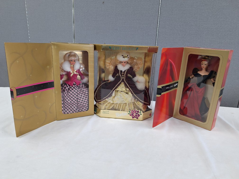 Mattel Barbie Collector Dolls Including Happy Holidays