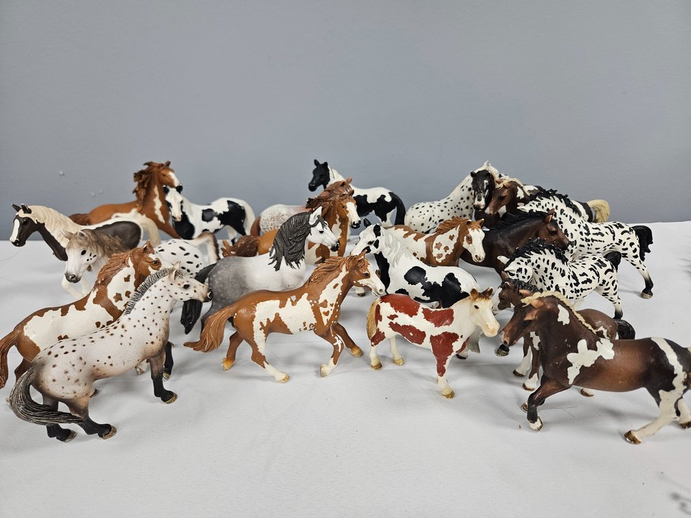 Painted Ponies Schleich Molded Plastic Horse Figurines