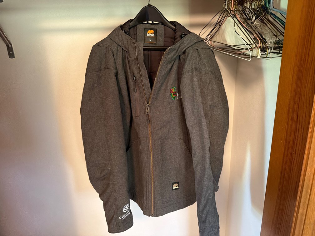 Berne Hooded Zip-Up Work Jacket