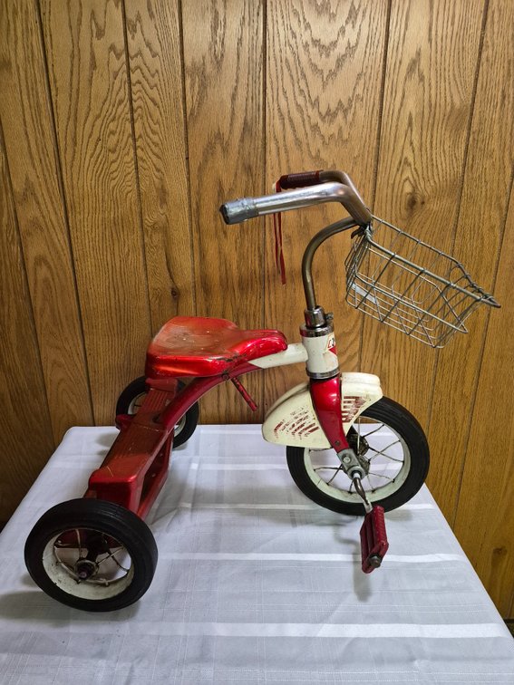 AMF Junior Metal Tricycle with Front Basket
