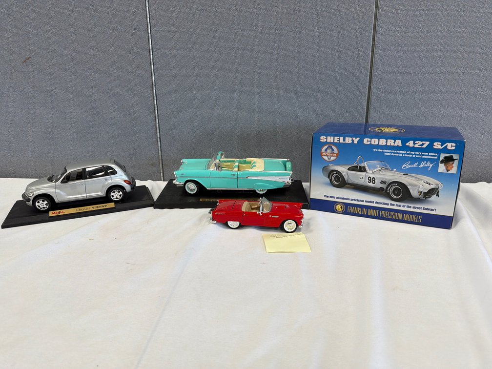 Die-Cast Model Cars and Franklin Mint Shelby Cobra