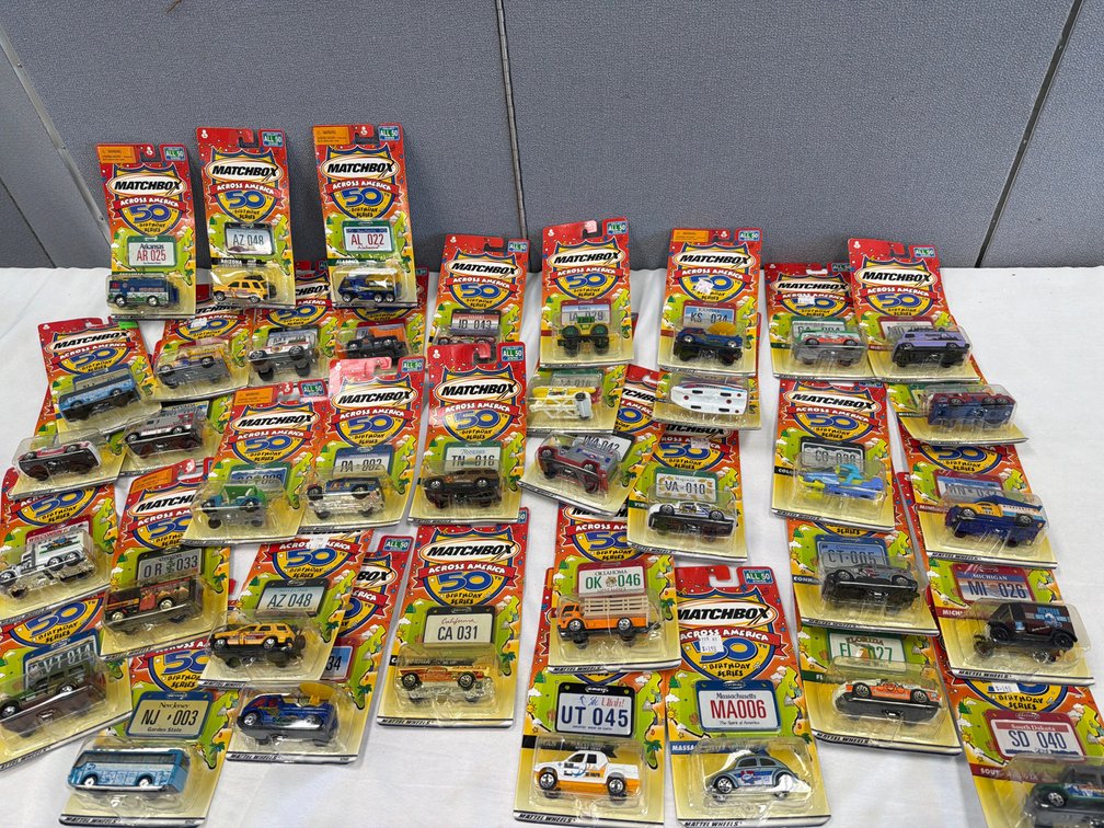 Matchbox Across America 50th Birthday Series Diecast Vehicles