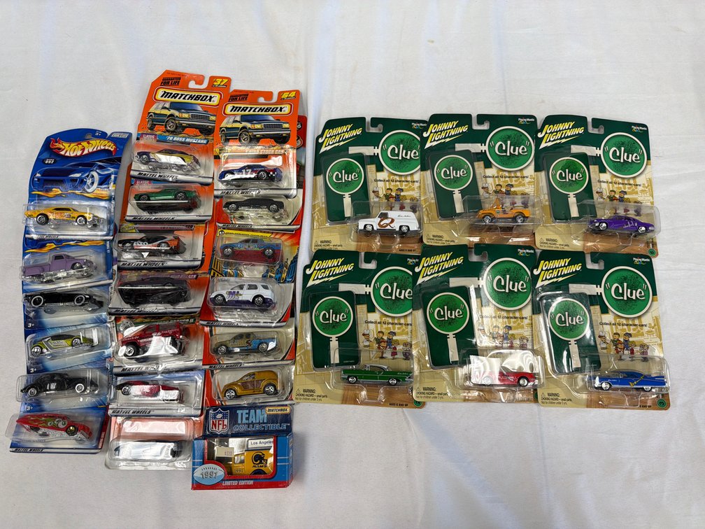 Die-Cast Toy Vehicles in Original Packaging