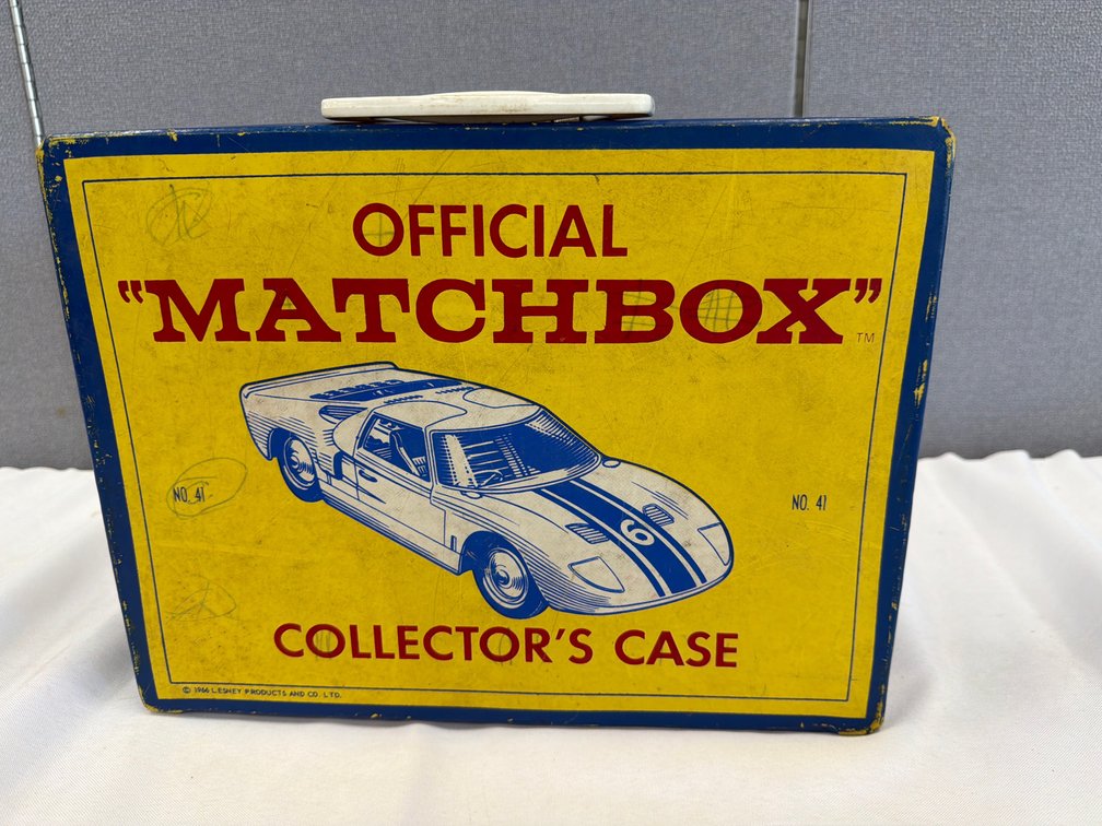 Vinyl Collector's Case and Diecast Vehicles