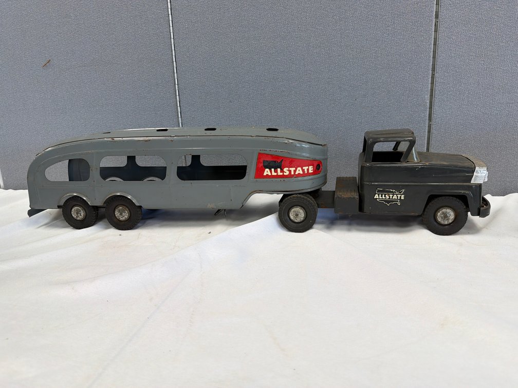 Allstate Pressed Steel Car Carrier Truck and Trailer