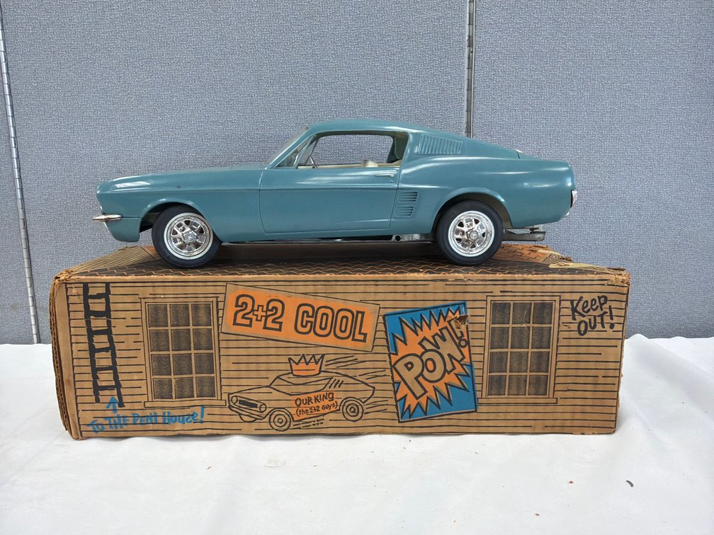 1967 Mustang 2+2 Fastback Toy Car with Illustrated Box