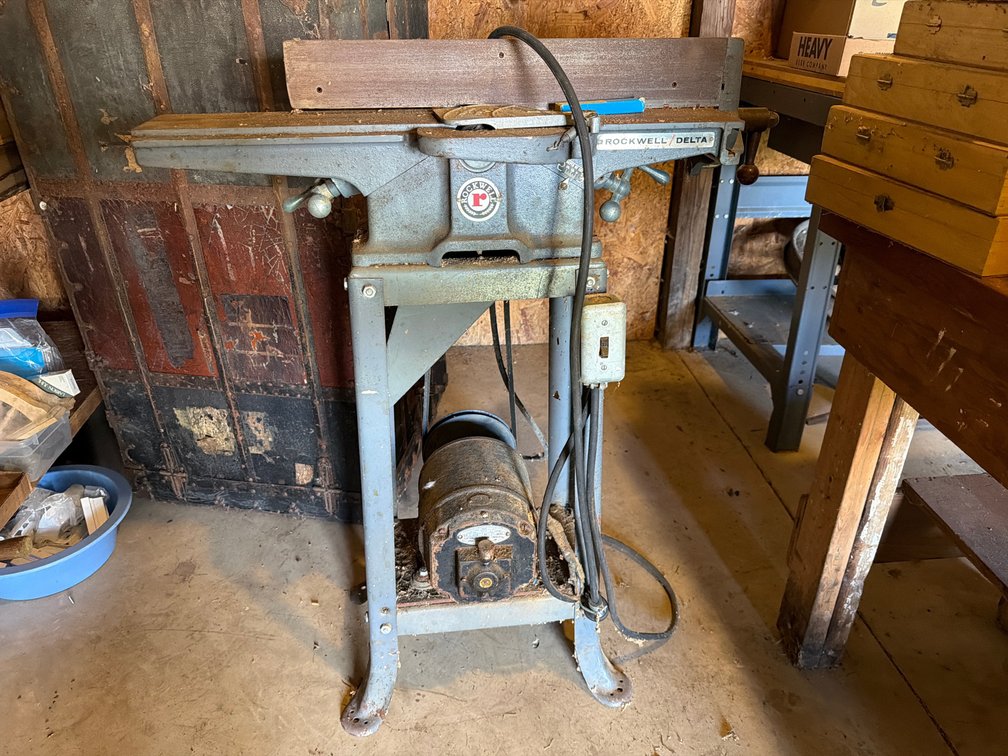 Rockwell Delta Series Jointer on Stand
