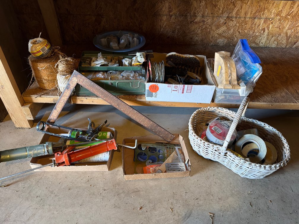 Framing Square, Caulk Guns, Drafting Tools, Hardware, and More