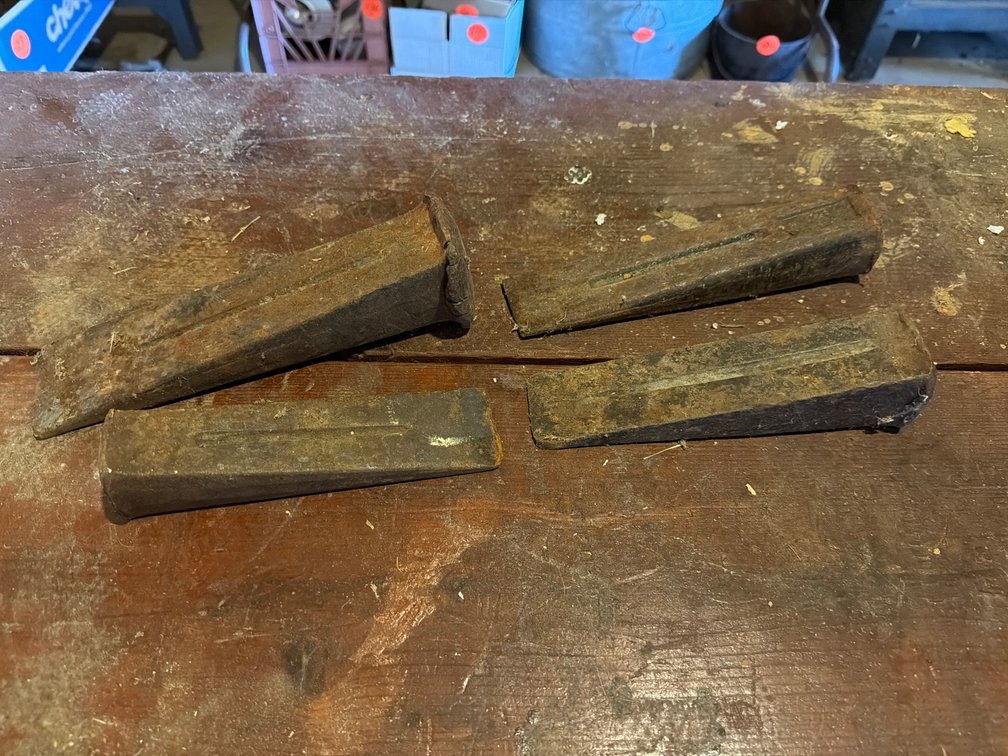 Forged Steel Log Splitting Wedges