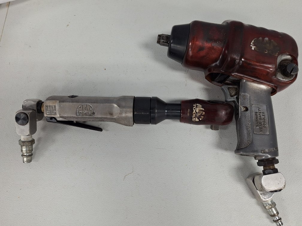 Mac Tools AW434 Impact Wrench and AR154 Air Ratchet