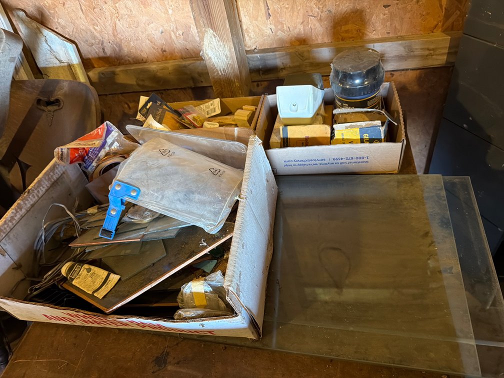 Craft Supplies, Darkroom Equipment, Glass Panels, and Hardware