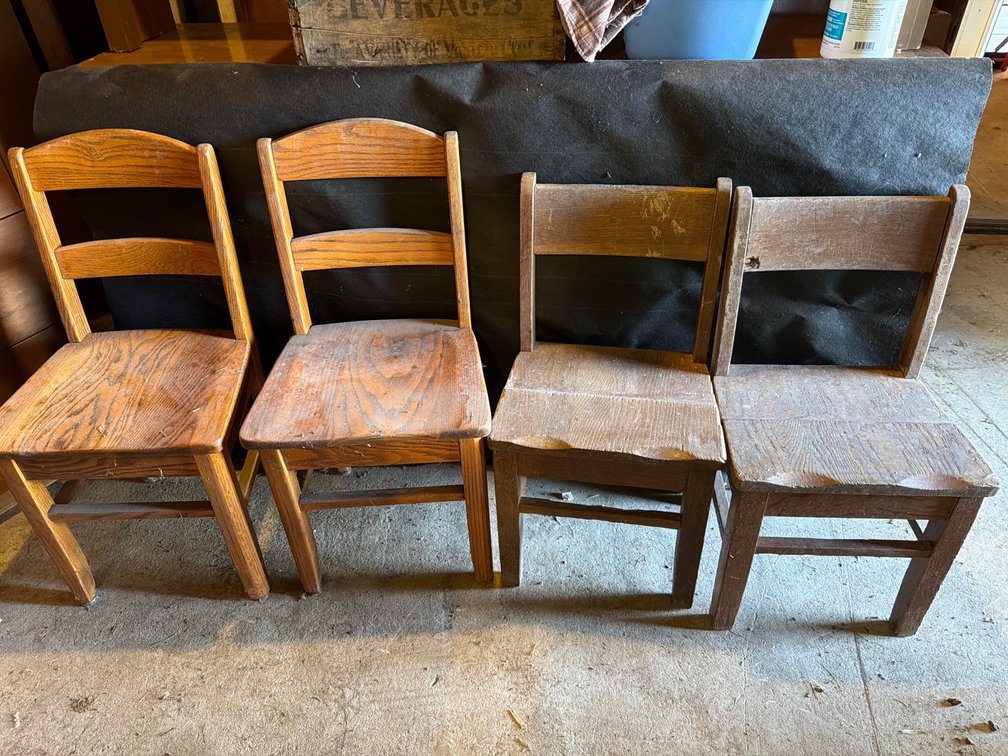 Kid’s Wood Slat-Back Chairs in Two Styles