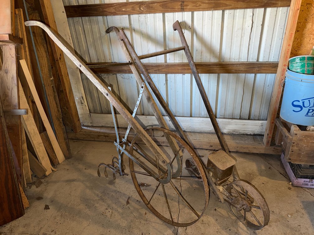 Walk-Behind Garden Cultivator and Seed Planter