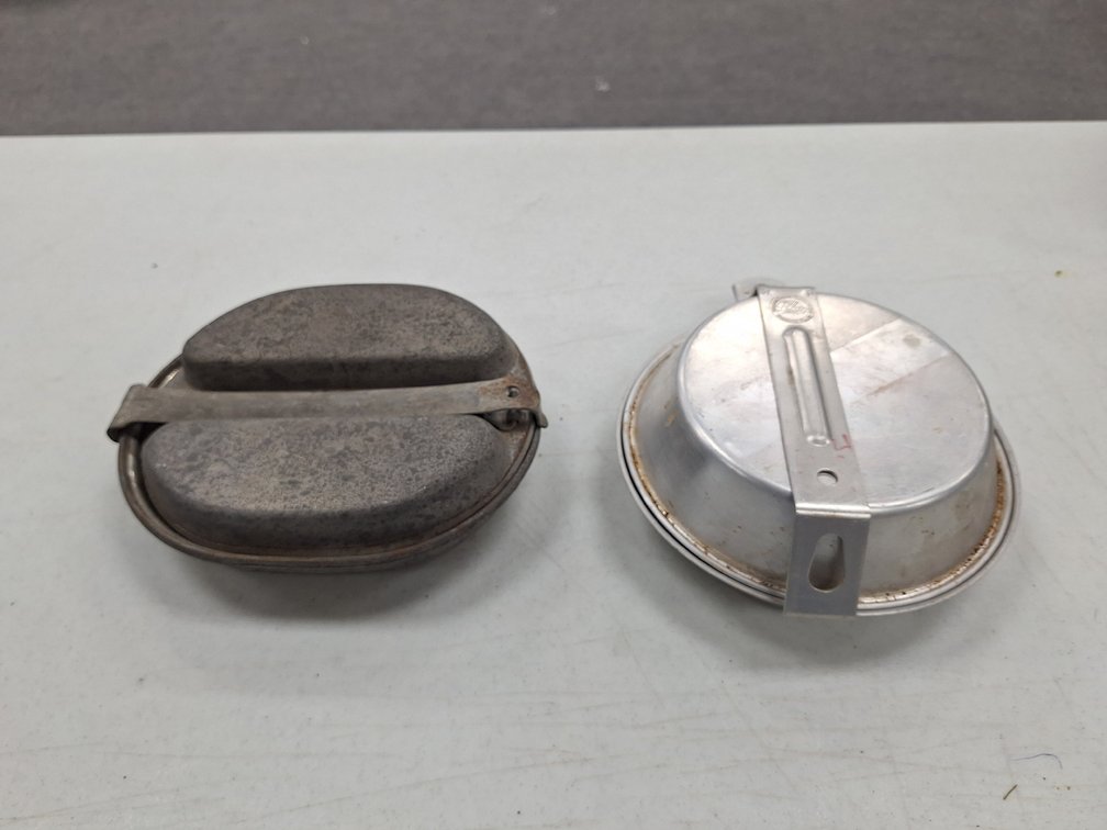 U.S. Military Mess Kit and Aluminum Camping Cook Set