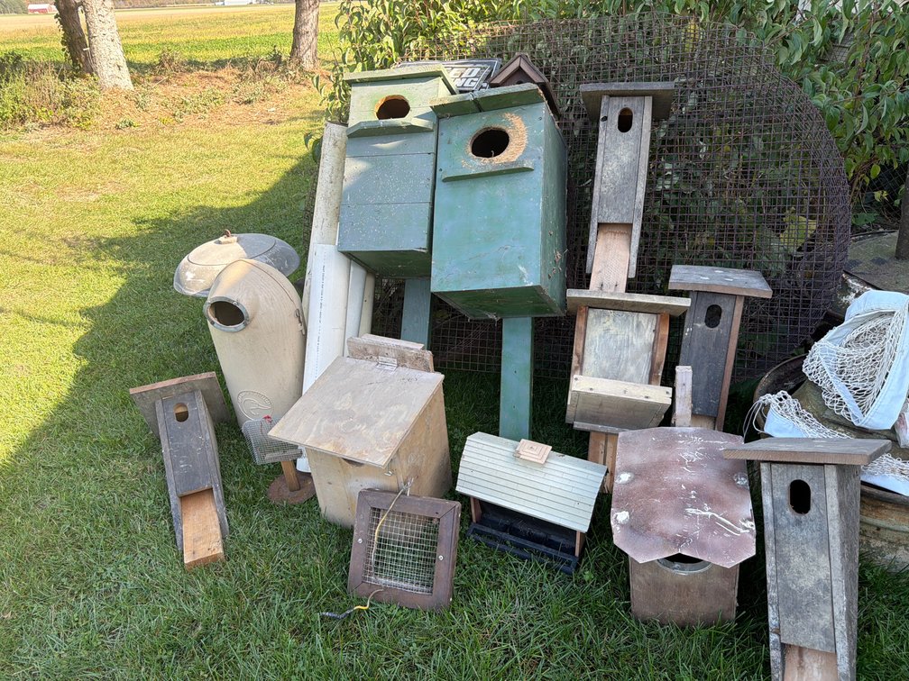 Birdhouses, Duck Nesting Boxes, and Feeders