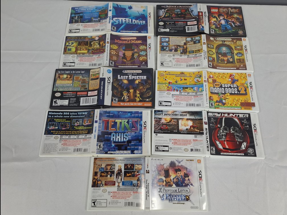Nintendo 3DS and DS Video Game Cases and Manuals