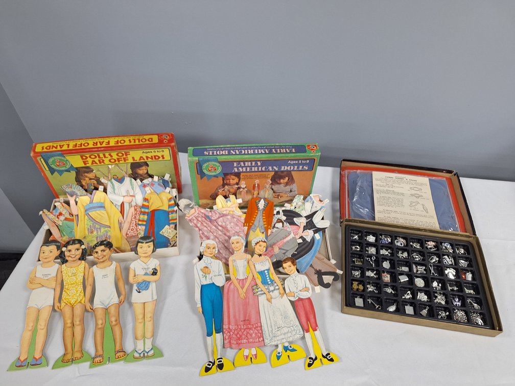 Paper Doll Sets and Charms 'N Chains Jewelry Craft Set