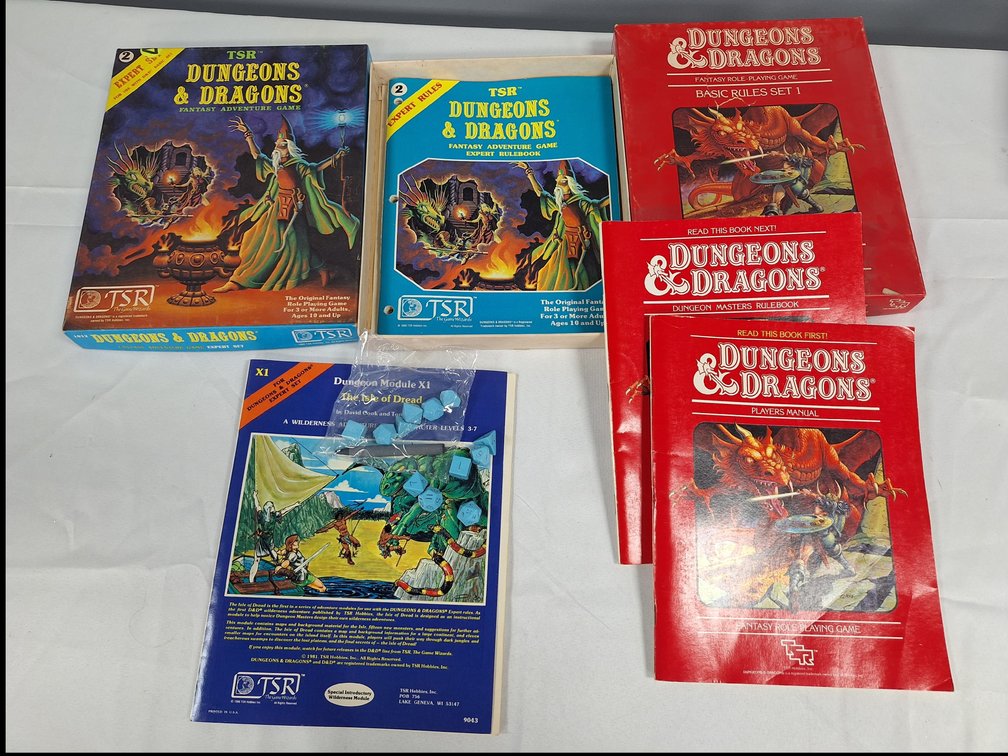 TSR Dungeons & Dragons Basic Rules Set 1 and Expert Set