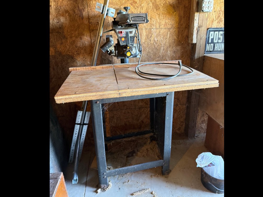 Craftsman Radial Arm Saw with Metal Stand