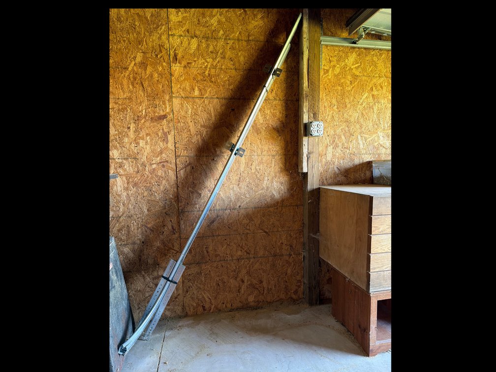 Garage Door Tracks, Metal Pole Assembly