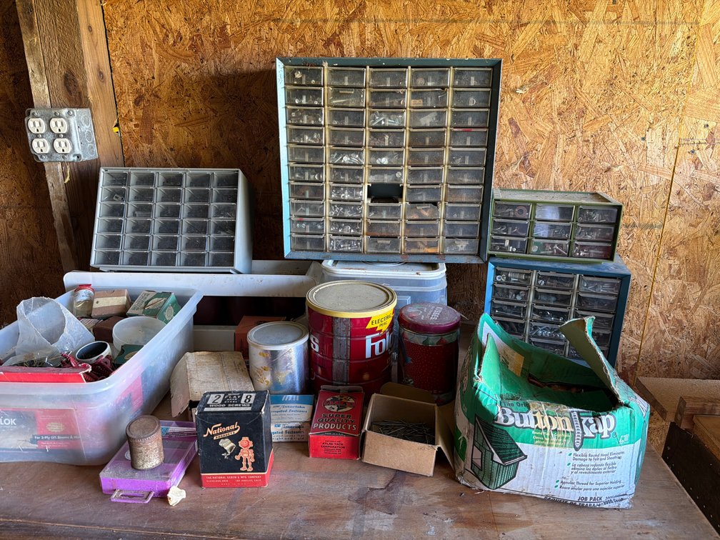 Small Parts Organizers, Hardware, and Fasteners