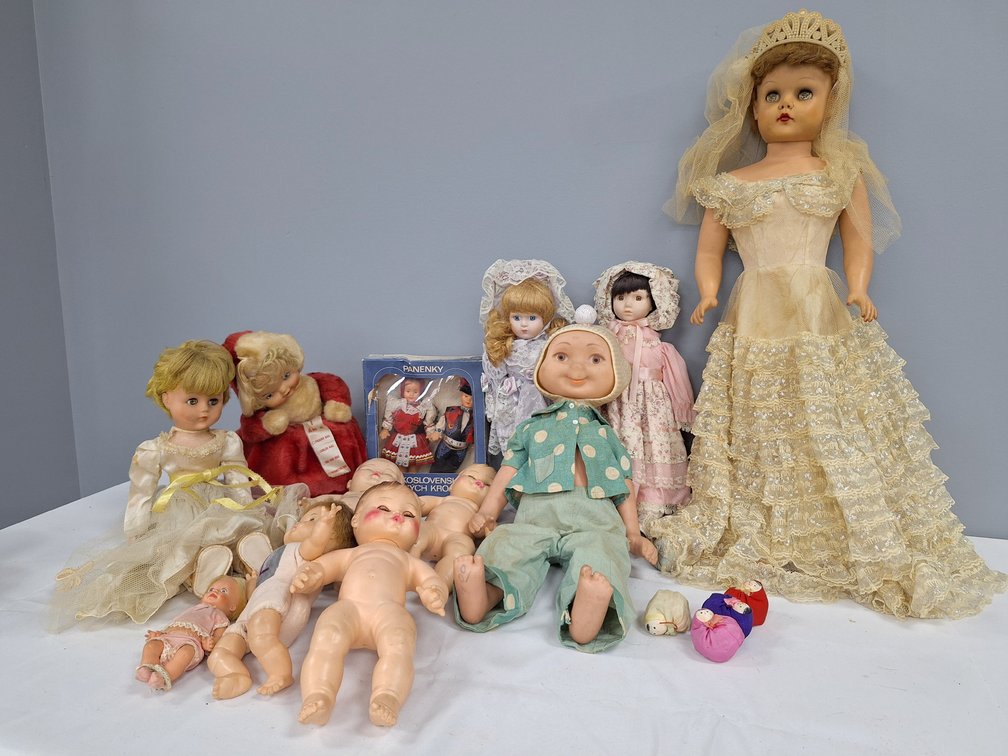 Bride Doll, Baby Dolls, Folk Costume Dolls, and More